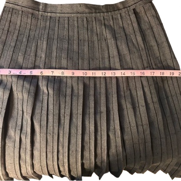 Pendleton Grey Skirt, Wool Skirt, Pleated Skirt, Academic Skirt, Size 8 - Picture 6 of 9